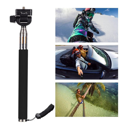 Selfie stick for skiing, driving and outdoor selfies