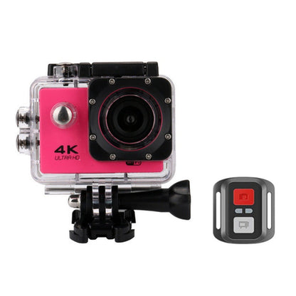 4K Waterproof Action Camera in pink