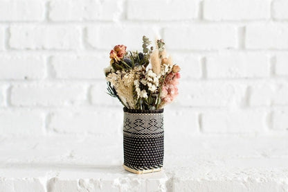 Handwoven Fair Trade Storage Basket in charcoal